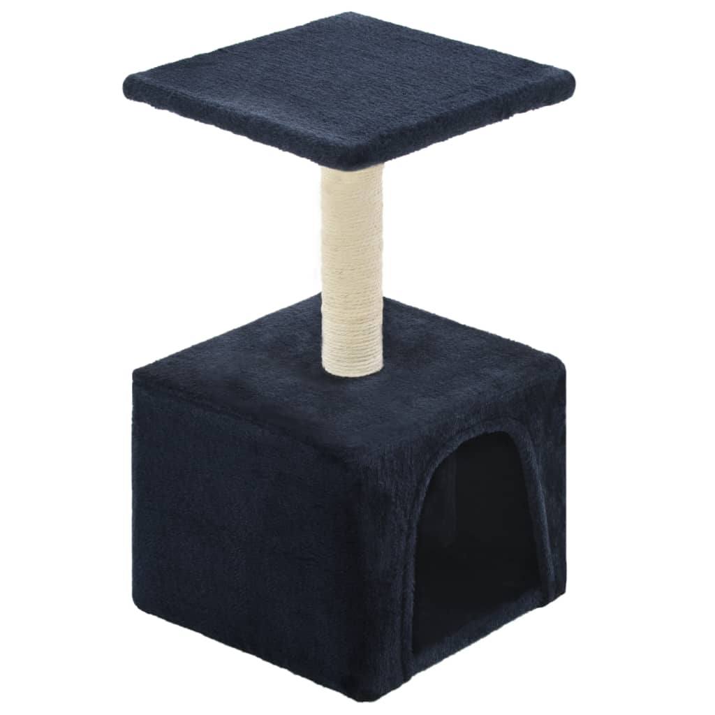 Cat Tree with Sisal Scratching Post 55 cm Dark Blue