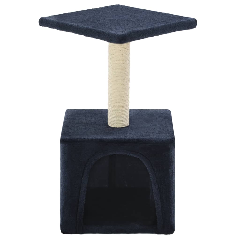 Cat Tree with Sisal Scratching Post 55 cm Dark Blue