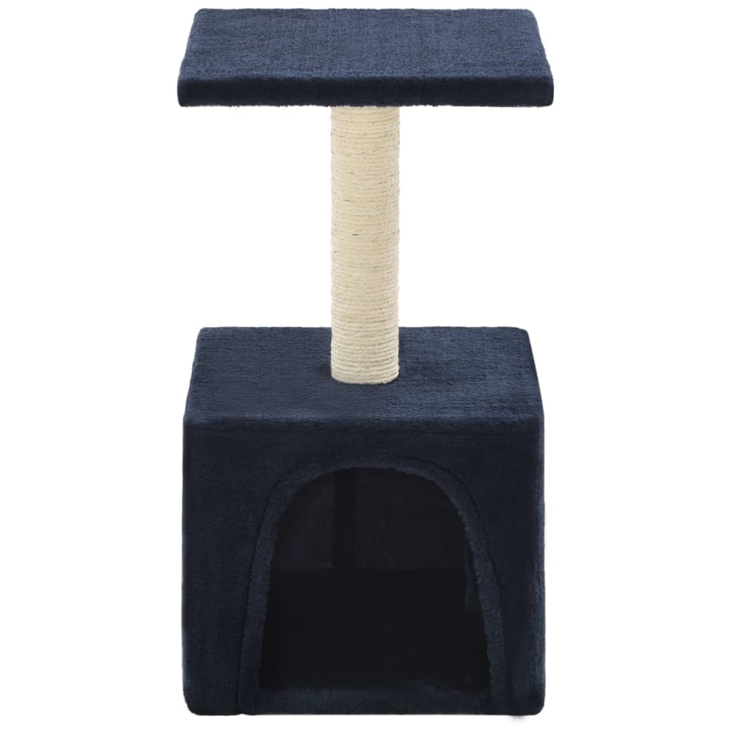 Cat Tree with Sisal Scratching Post 55 cm Dark Blue