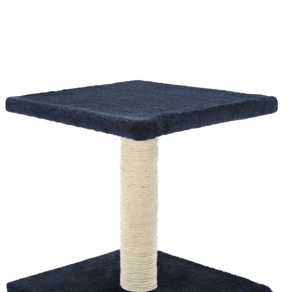 Cat Tree with Sisal Scratching Post 55 cm Dark Blue