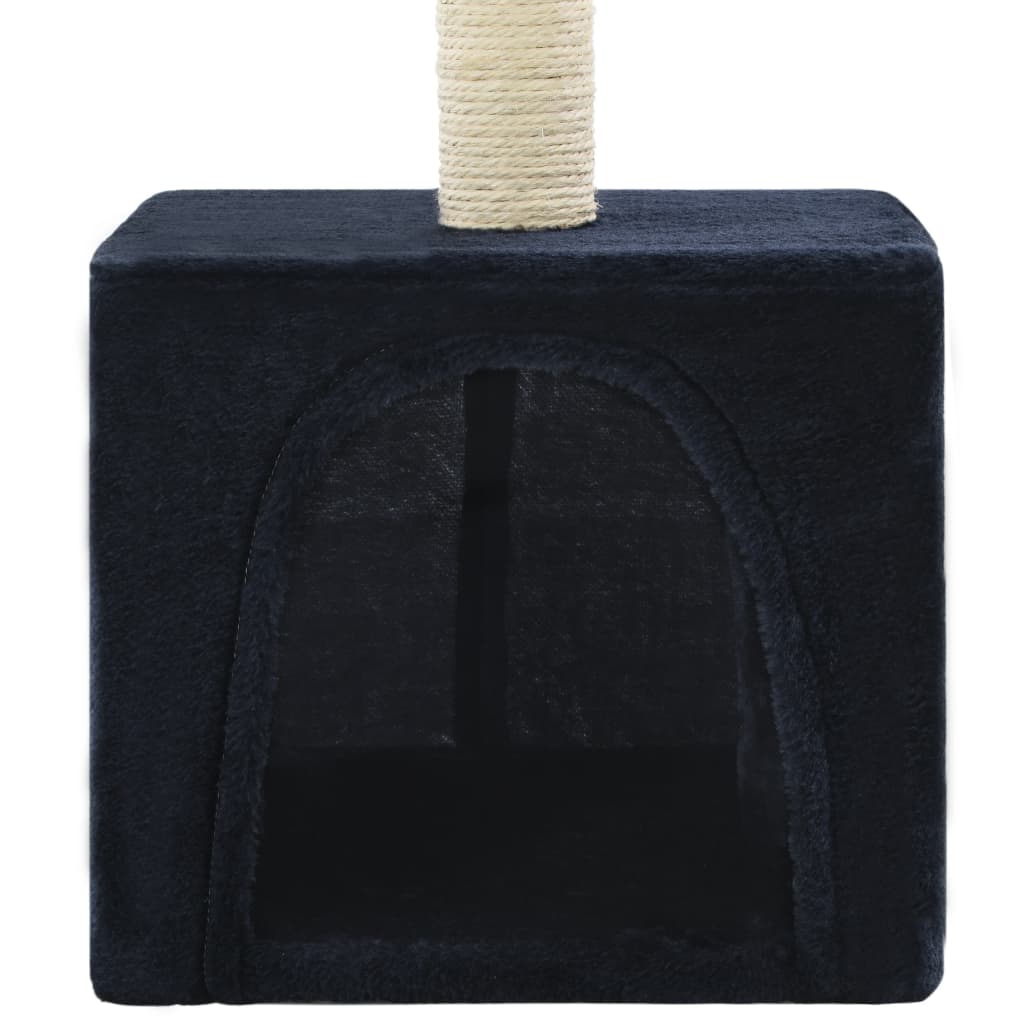 Cat Tree with Sisal Scratching Post 55 cm Dark Blue