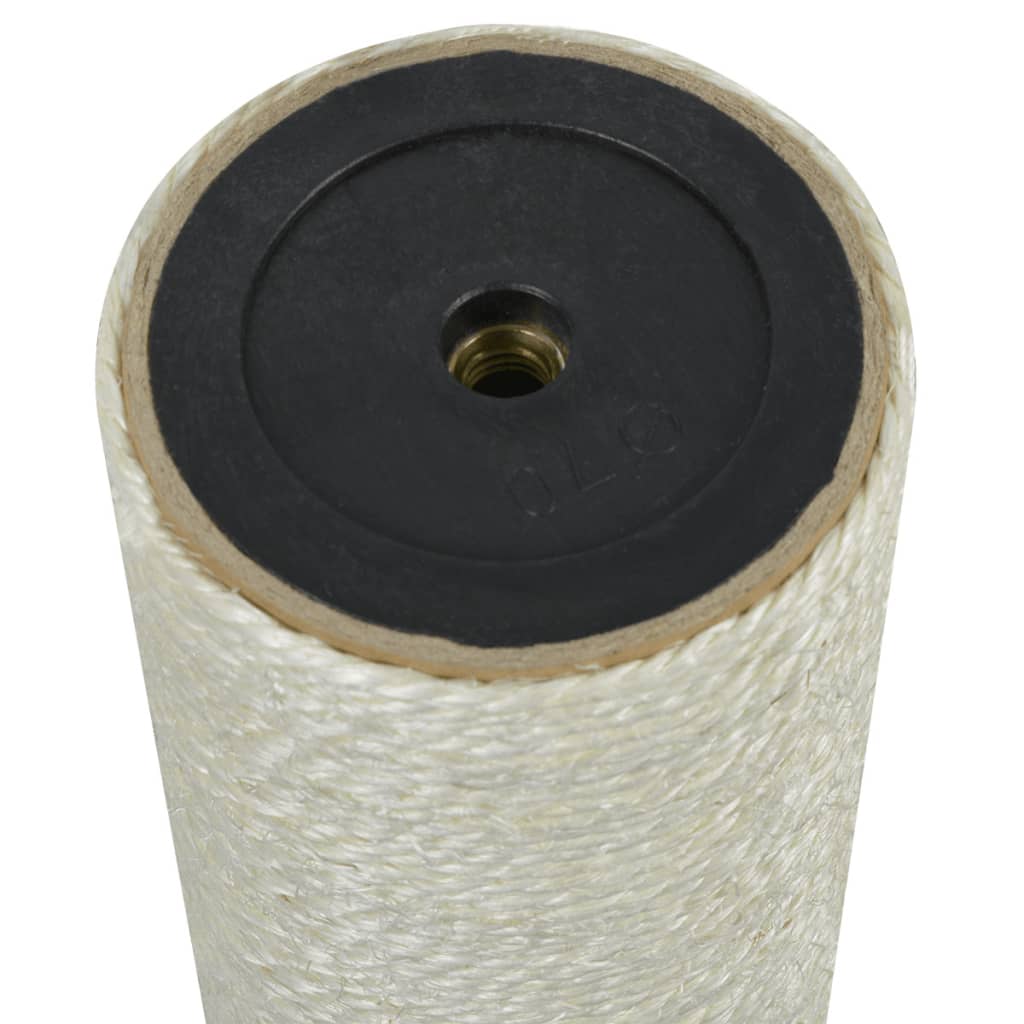 vidaXL Cat Scratching Post 8x45 cm 10 mm Beige