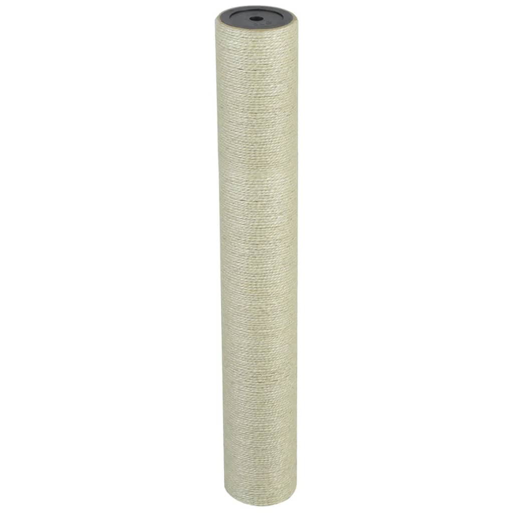 vidaXL Cat Scratching Post 8x55 cm 10 mm Beige