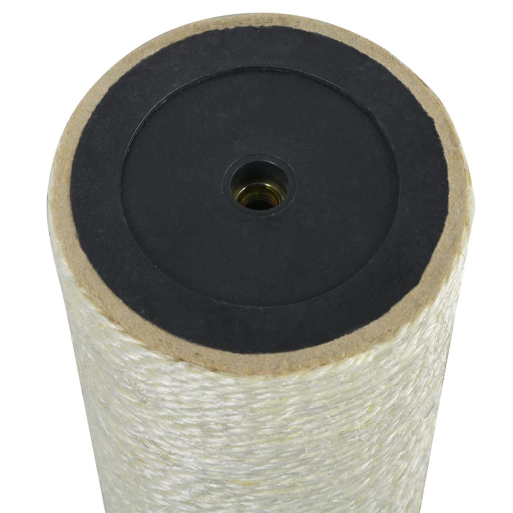 vidaXL Cat Scratching Post 8x30 cm 8 mm Beige