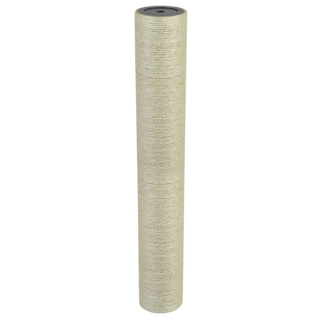 vidaXL Cat Scratching Post 8x55 cm 8 mm Beige