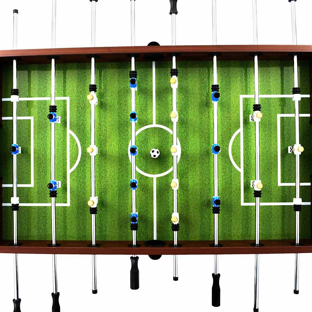 vidaXL Football Table Steel 60 kg 140x74.5x87.5 cm Brown