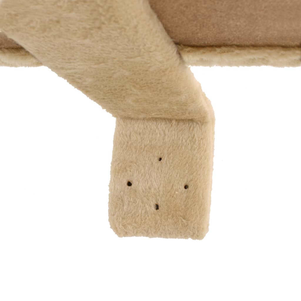 Cat Tree with Sisal Scratching Posts Wall Mounted 194 cm Beige