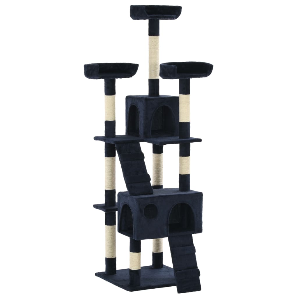 Cat Tree with Sisal Scratching Posts 170 cm Blue