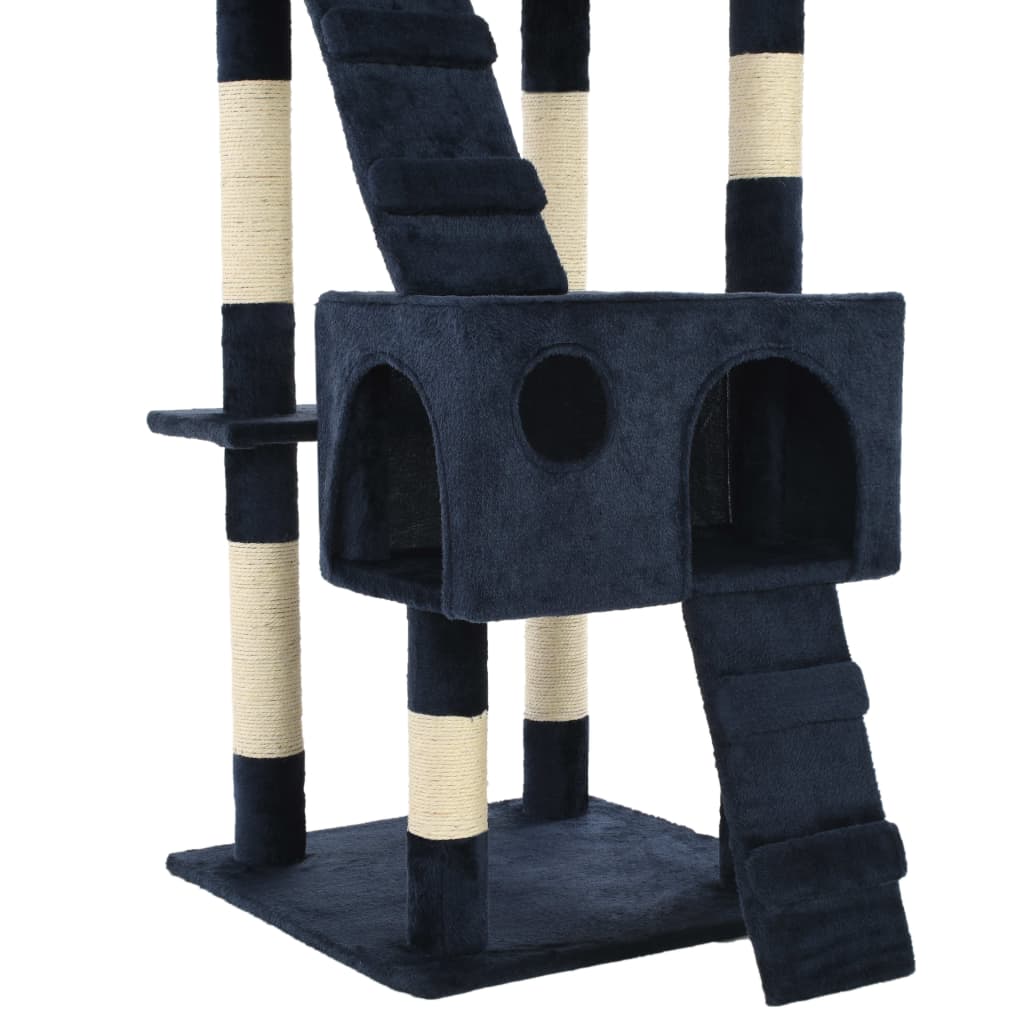 Cat Tree with Sisal Scratching Posts 170 cm Blue