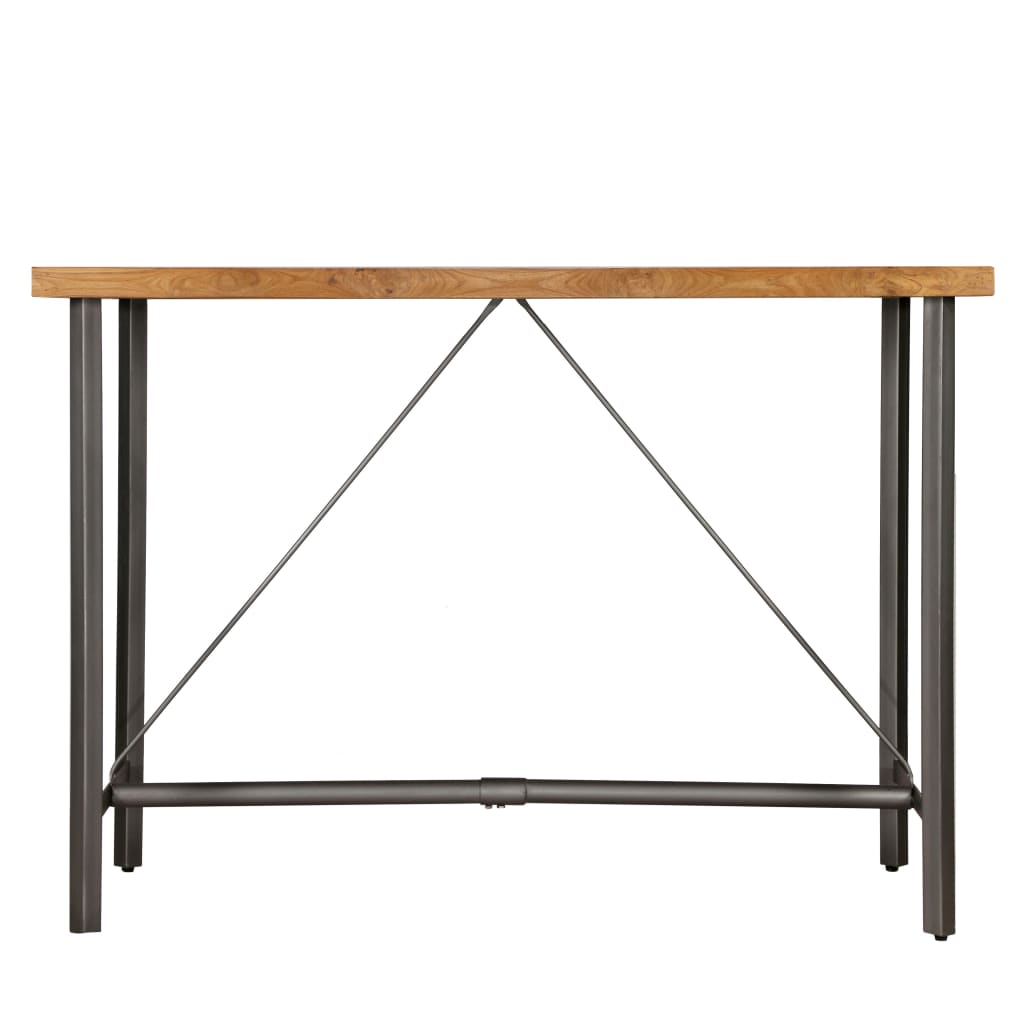 vidaXL Bar Table Solid Reclaimed Teak 150x70x106 cm