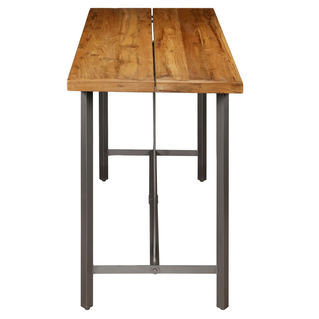 vidaXL Bar Table Solid Reclaimed Teak 150x70x106 cm