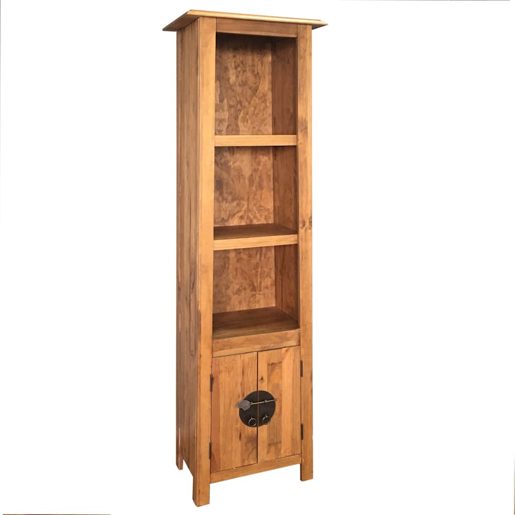 246036 vidaXL Freestanding Bathroom Cabinet Solid Pinewood 48x32x170 cm