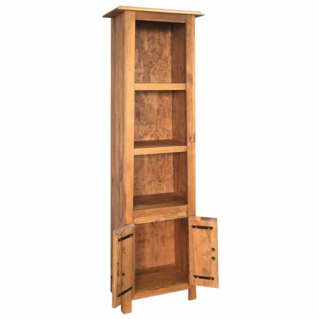 246036 vidaXL Freestanding Bathroom Cabinet Solid Pinewood 48x32x170 cm