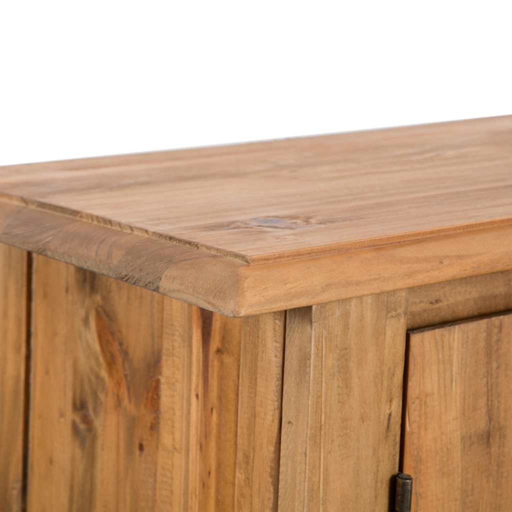246037 vidaXL Bathroom Side Cabinet Solid Pinewood 59x32x80 cm