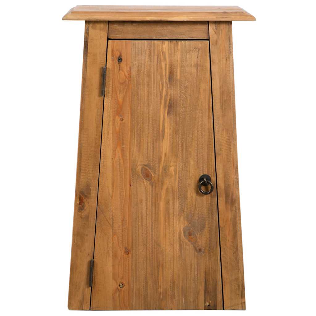 vidaXL Bathroom Wall Cabinet Solid Pinewood 42x23x70 cm