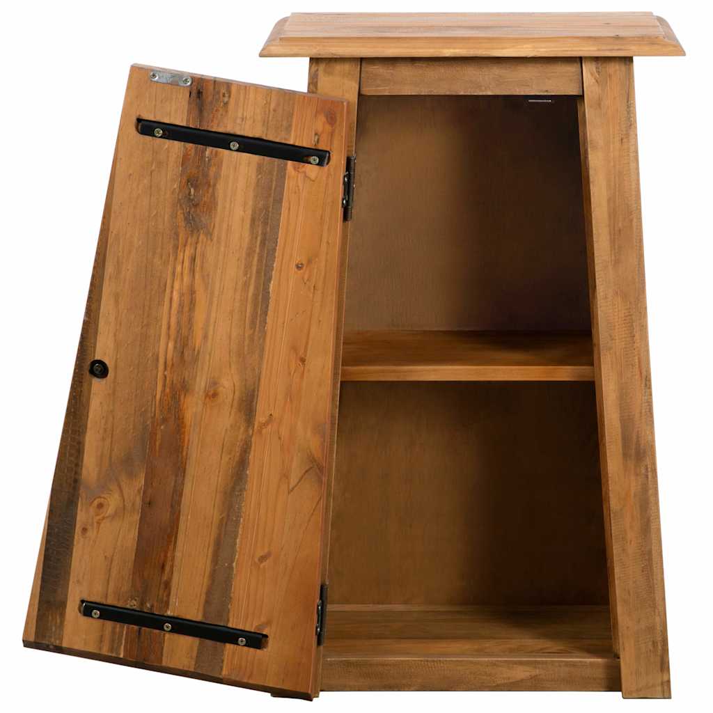 246039 vidaXL Bathroom Wall Cabinet Solid Pinewood 42x23x70 cm