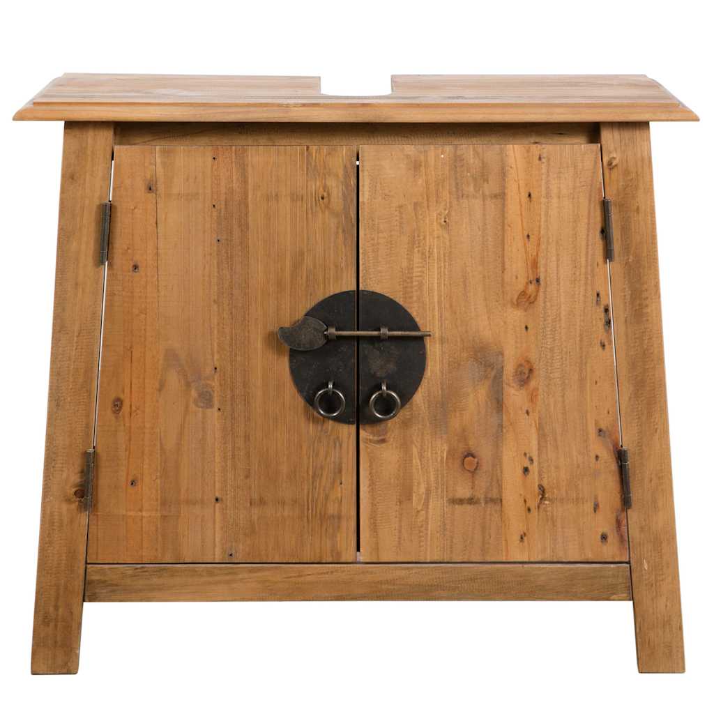 246040 vidaXL Bathroom Furniture Set Solid Pinewood