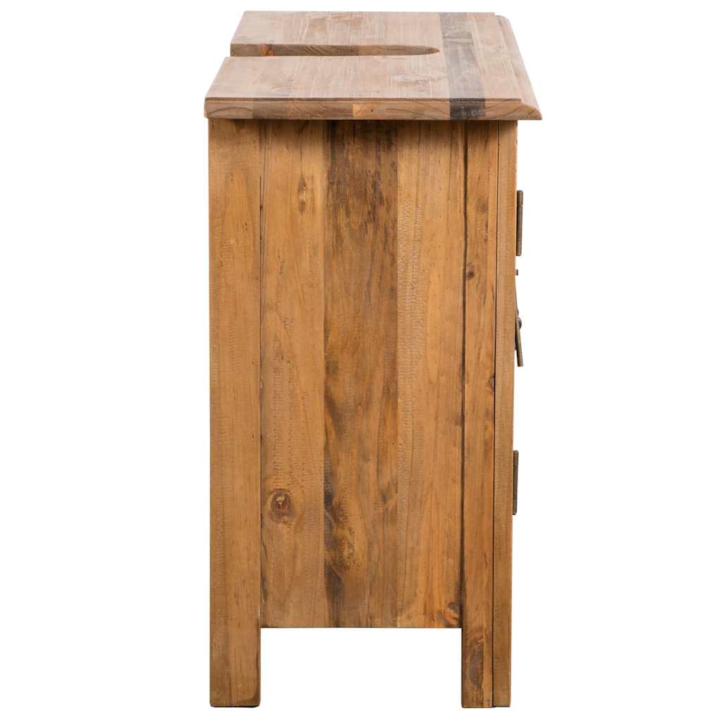 246040 vidaXL Bathroom Furniture Set Solid Pinewood