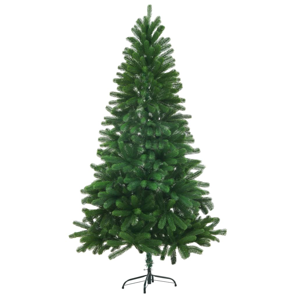 vidaXL Faux Christmas Tree Lifelike Needles 150 cm Green