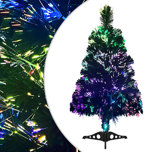 vidaXL Artificial Christmas Tree Fibre Optic 64 cm Green