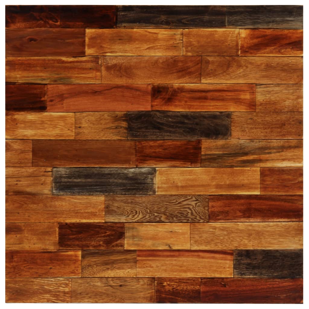 246286 vidaXL Bar Set 3 Pieces Solid Reclaimed Wood and Genuine Goat Leather