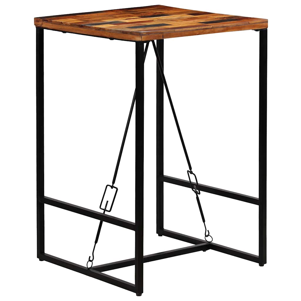246288 vidaXL Bar Table Solid Reclaimed Wood 70x70x106 cm