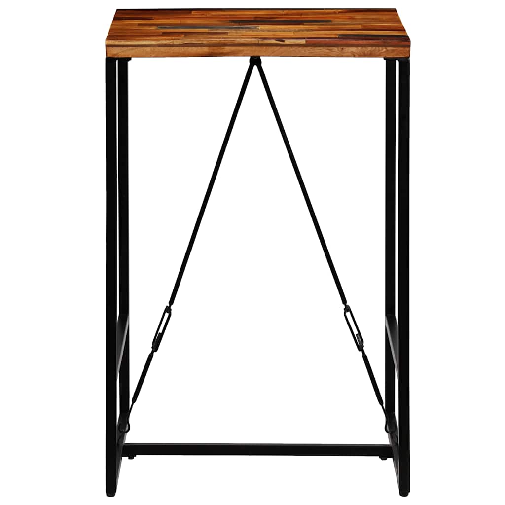 246288 vidaXL Bar Table Solid Reclaimed Wood 70x70x106 cm