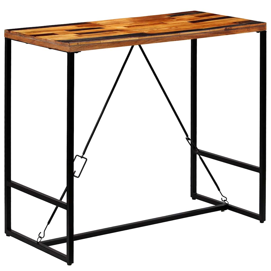 246289 vidaXL Bar Table Solid Reclaimed Wood 120x60x106 cm