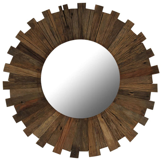 vidaXL Wall Mirror Solid Reclaimed Wood 70 cm