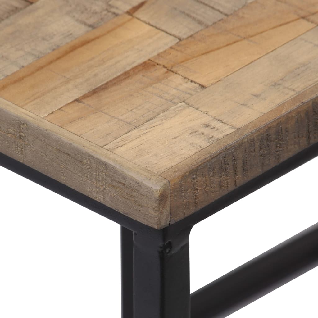 246088 vidaXL 3 Piece Plant Table Set Reclaimed Teak