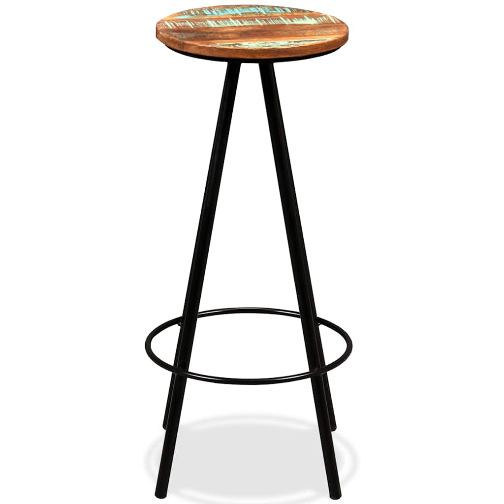 Bar Set 3 Pieces Solid Acacia and Reclaimed Wood