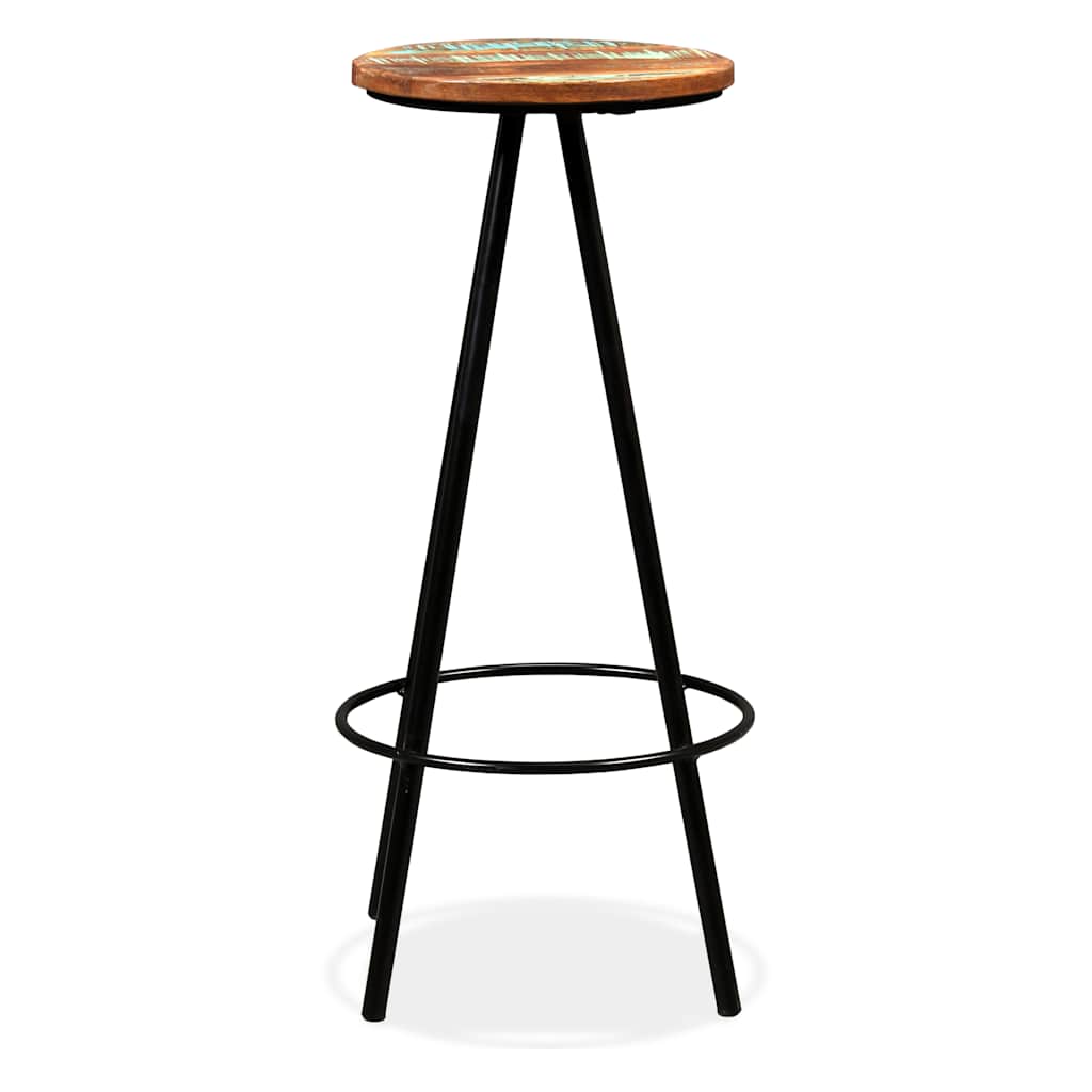 Bar Set 3 Pieces Solid Acacia and Reclaimed Wood
