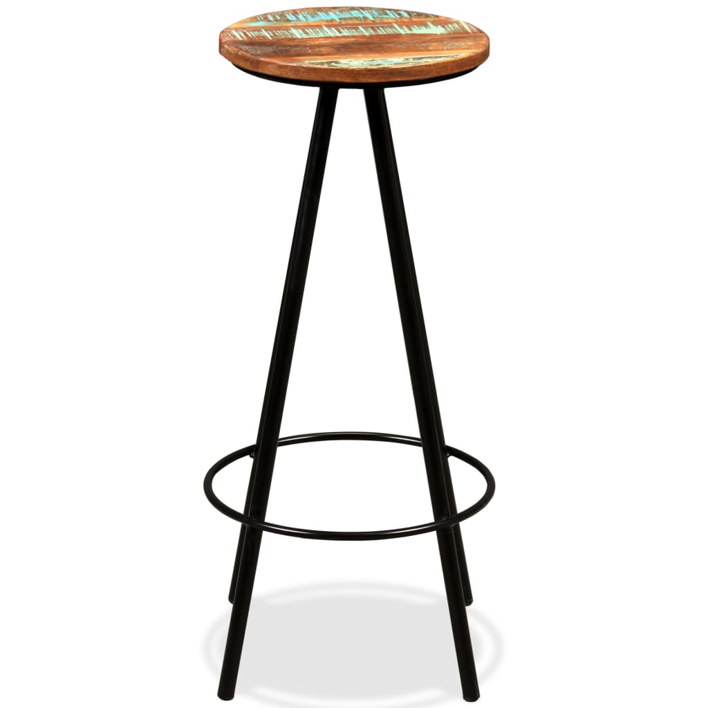 Bar Set 7 Pieces Solid Acacia and Reclaimed Wood