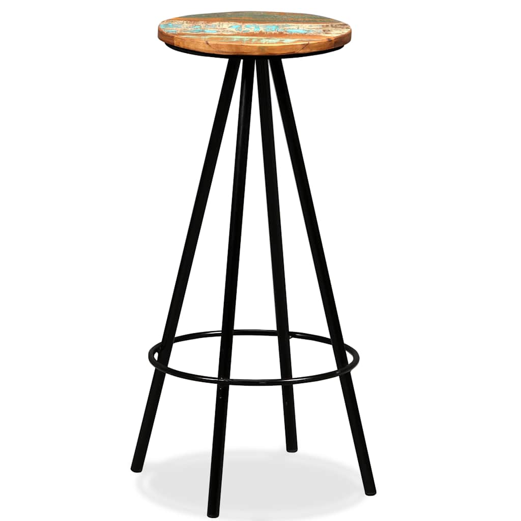 Bar Set 3 Pieces Solid Reclaimed Wood