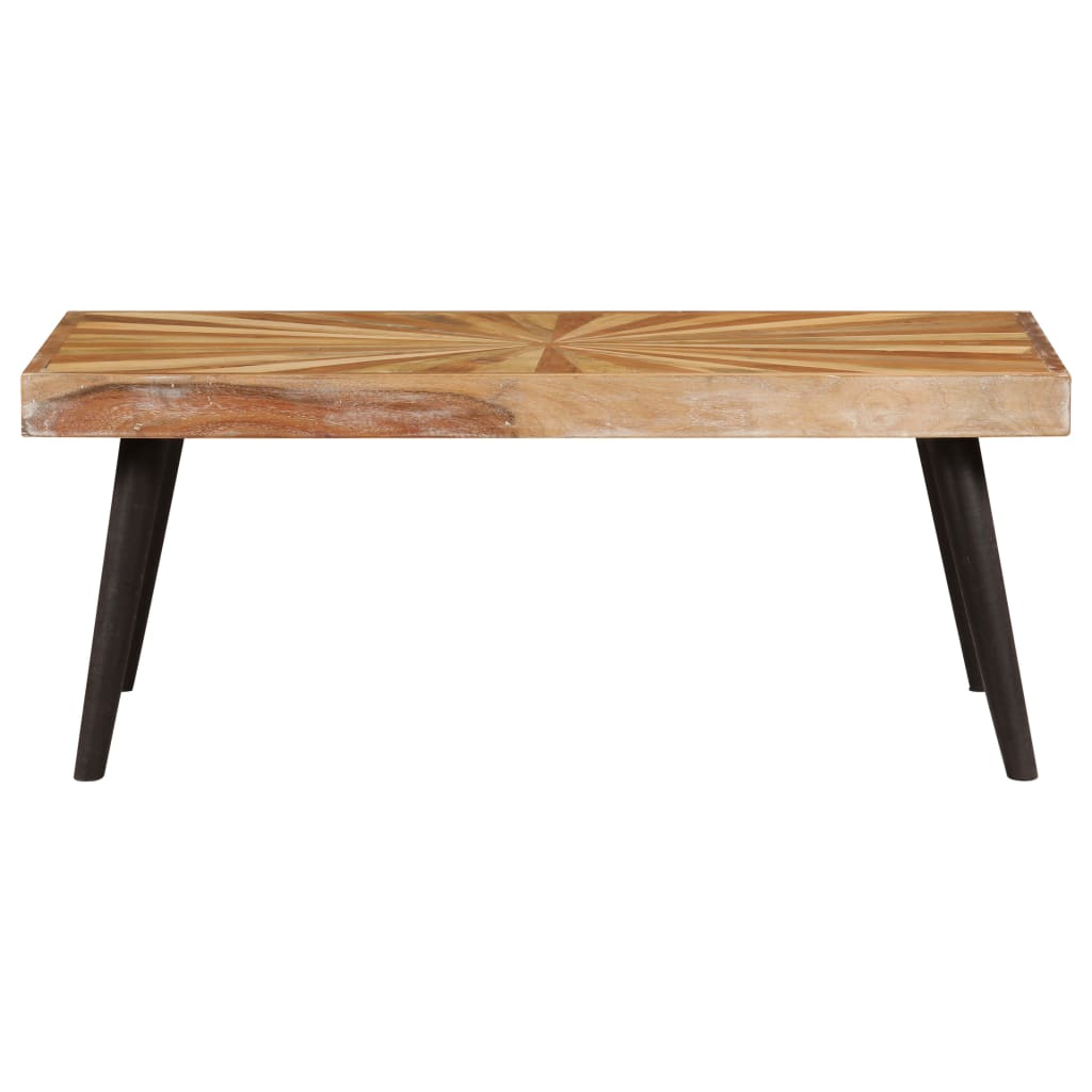246163 vidaXL Coffee Table Solid Mango Wood 90x55x36 cm