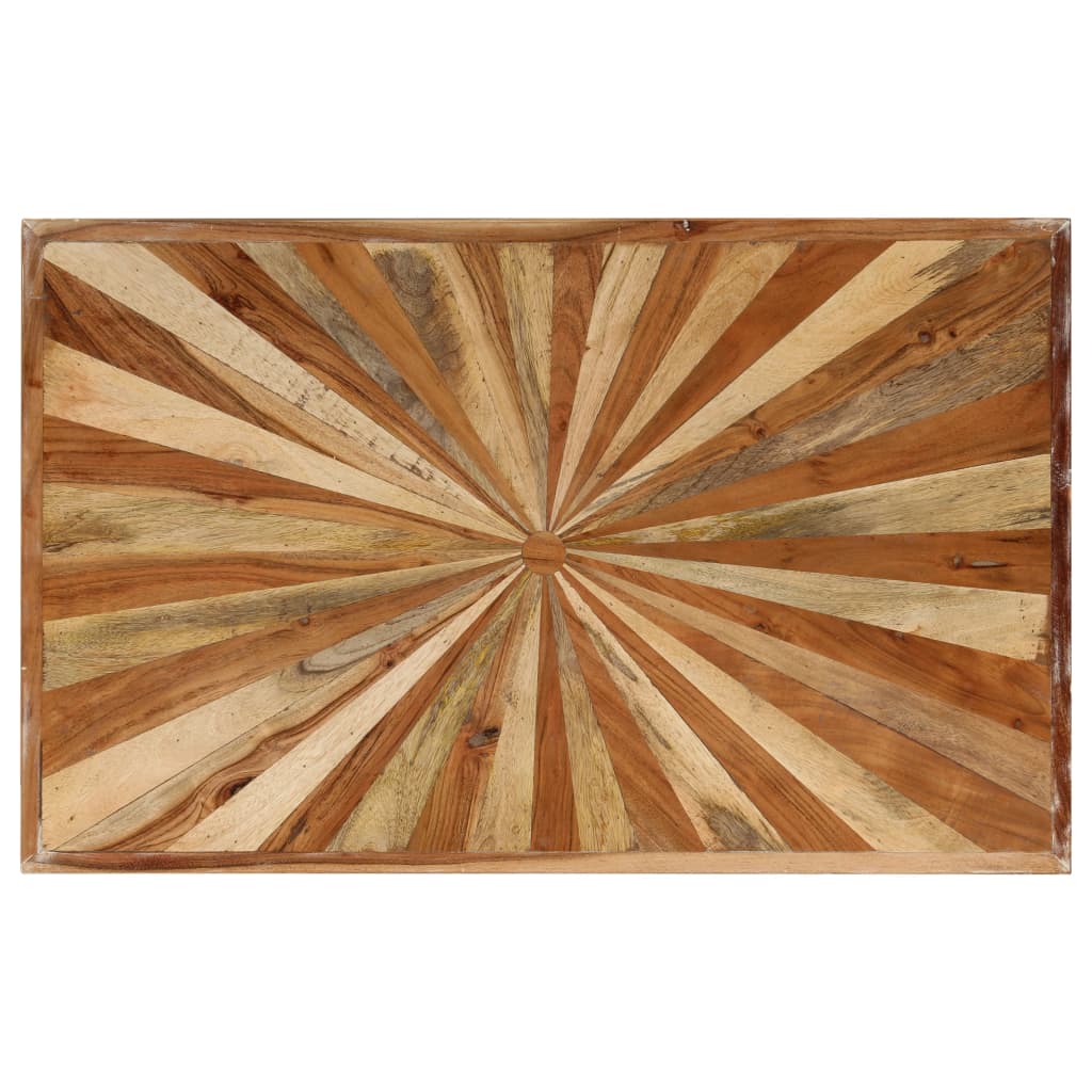 246163 vidaXL Coffee Table Solid Mango Wood 90x55x36 cm