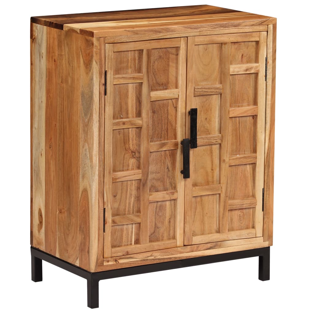 246135 vidaXL Sideboard Solid Acacia Wood 60x35x76 cm Brown