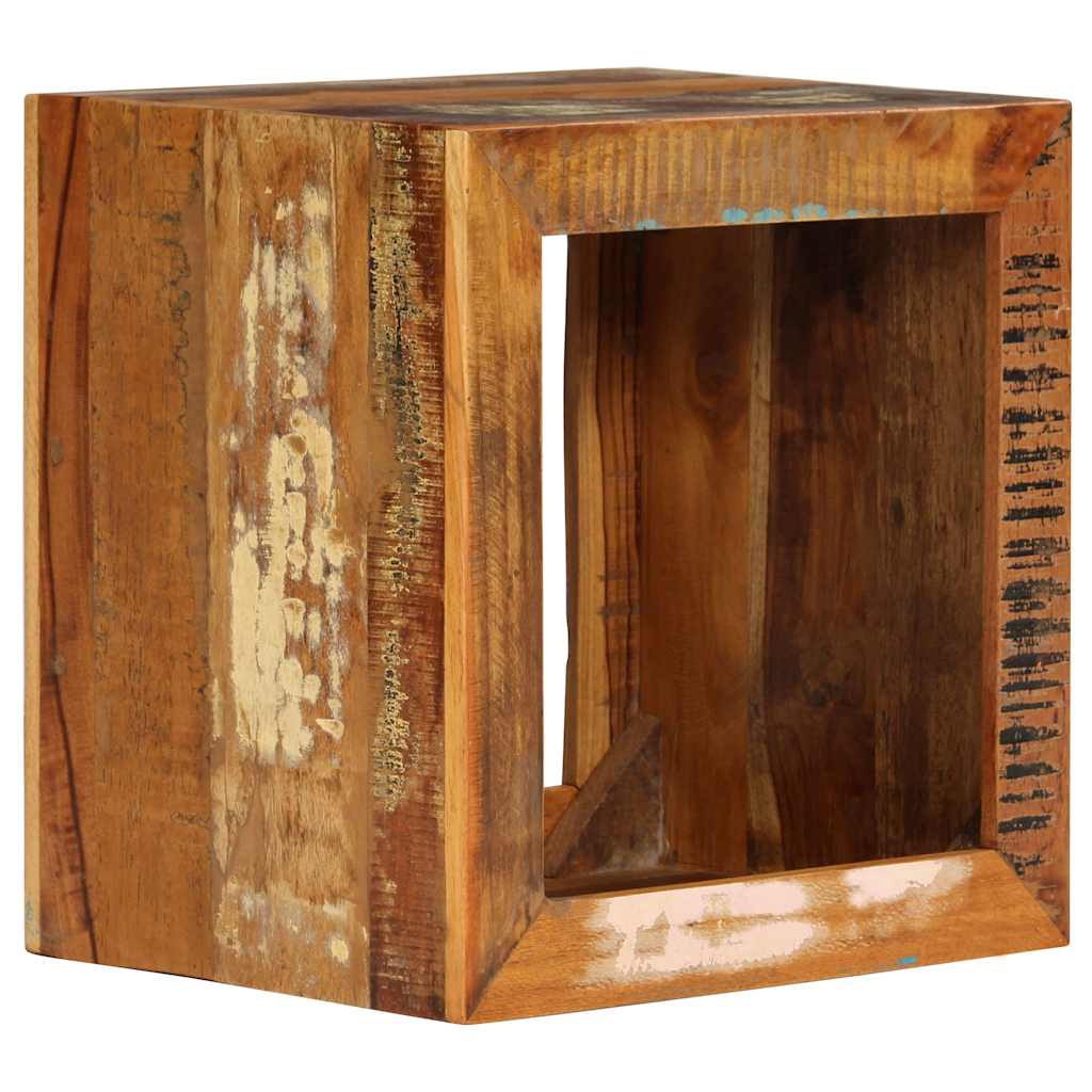 246270 vidaXL Stool 40x30x40 cm Solid Reclaimed Wood