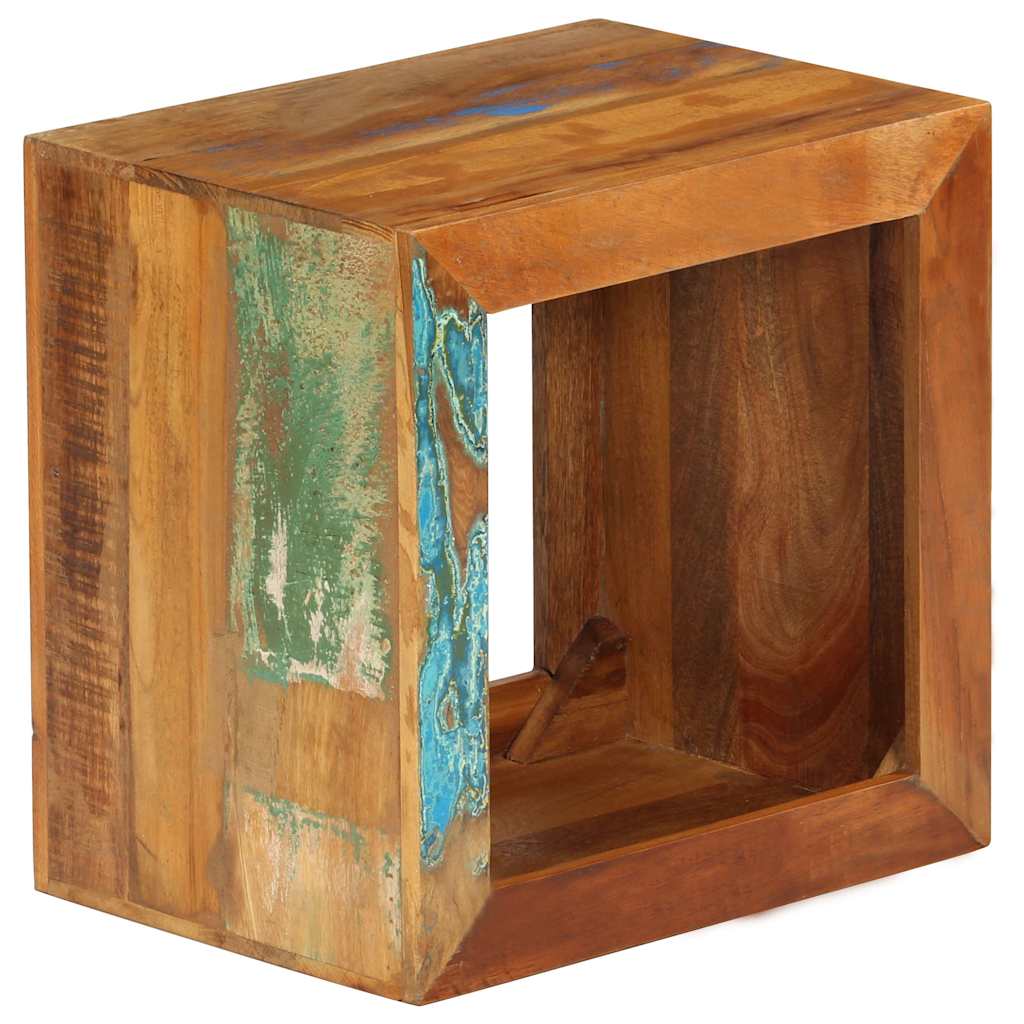 246270 vidaXL Stool 40x30x40 cm Solid Reclaimed Wood