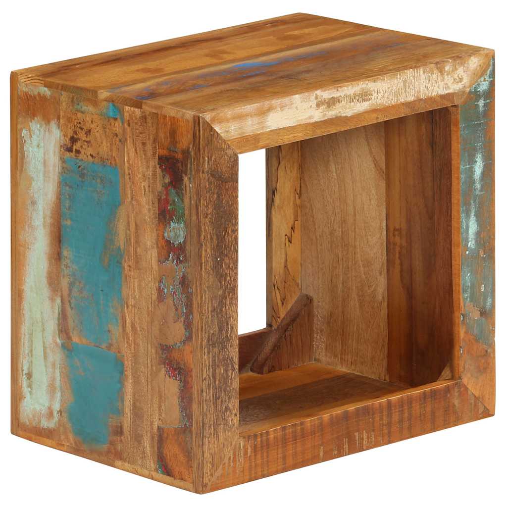 246270 vidaXL Stool 40x30x40 cm Solid Reclaimed Wood