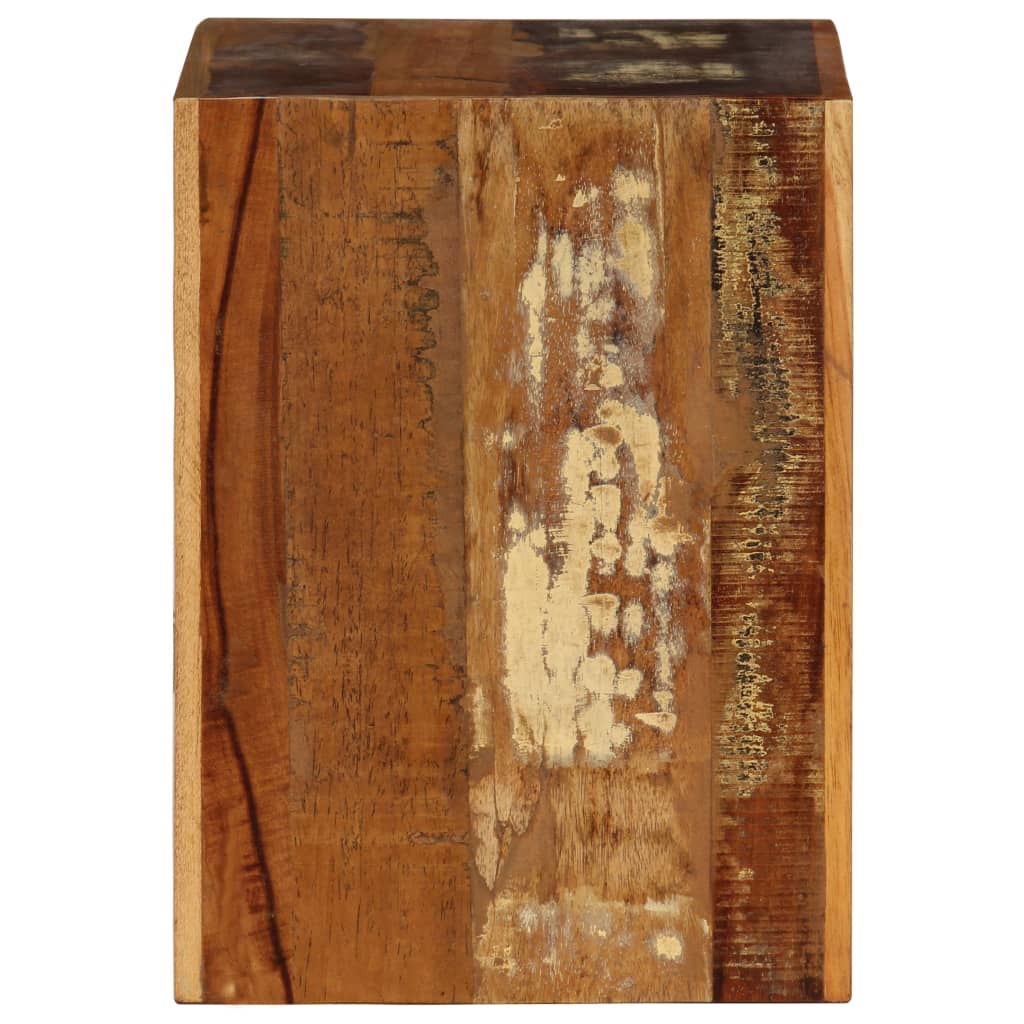 246270 vidaXL Stool 40x30x40 cm Solid Reclaimed Wood