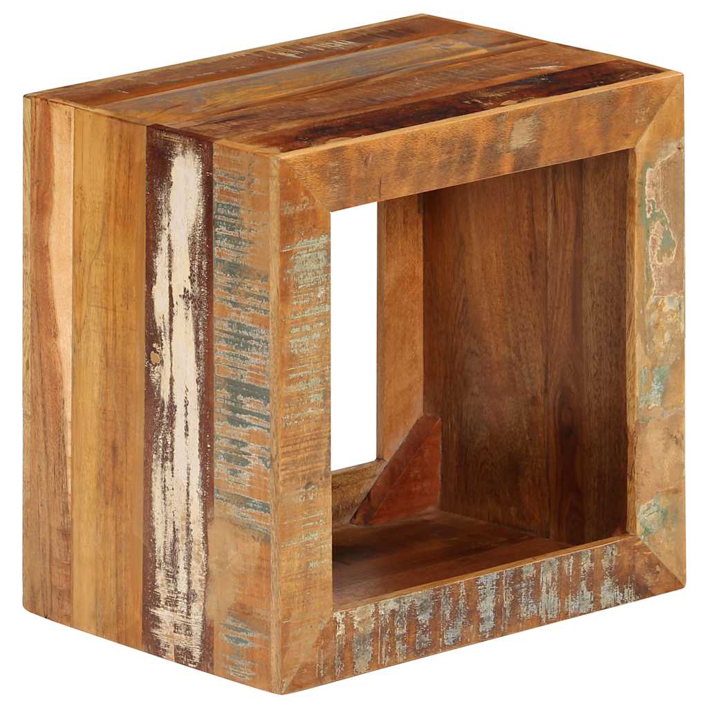 246270 vidaXL Stool 40x30x40 cm Solid Reclaimed Wood