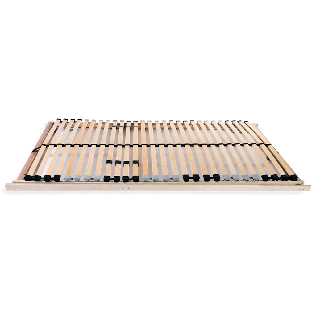 Slatted Bed Base without Mattress with 28 Slats 7 Zones 80x200 cm