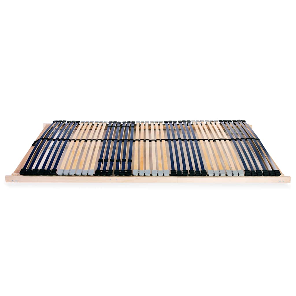 Slatted Bed Base without Mattress with 42 Slats 7 Zones 120x200 cm