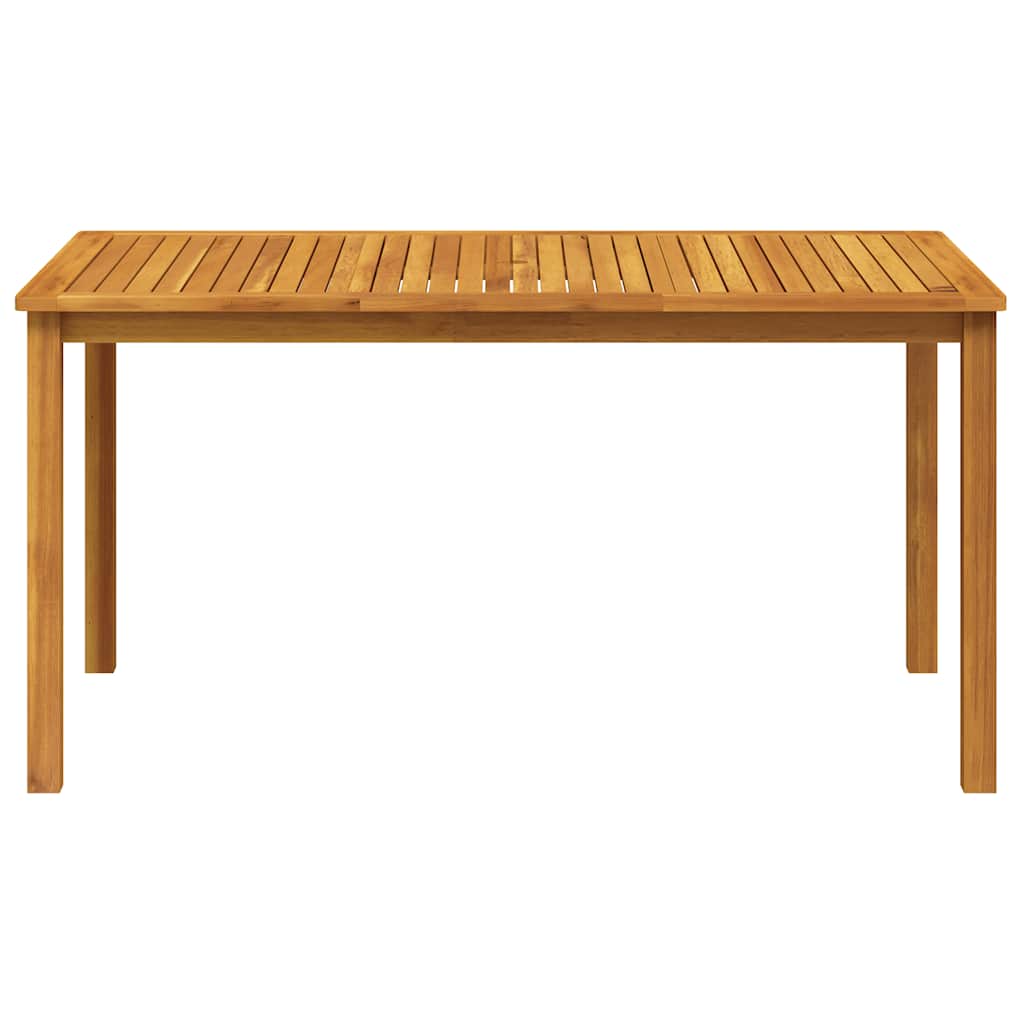 Garden Table 150x90x74 cm Solid Acacia Wood