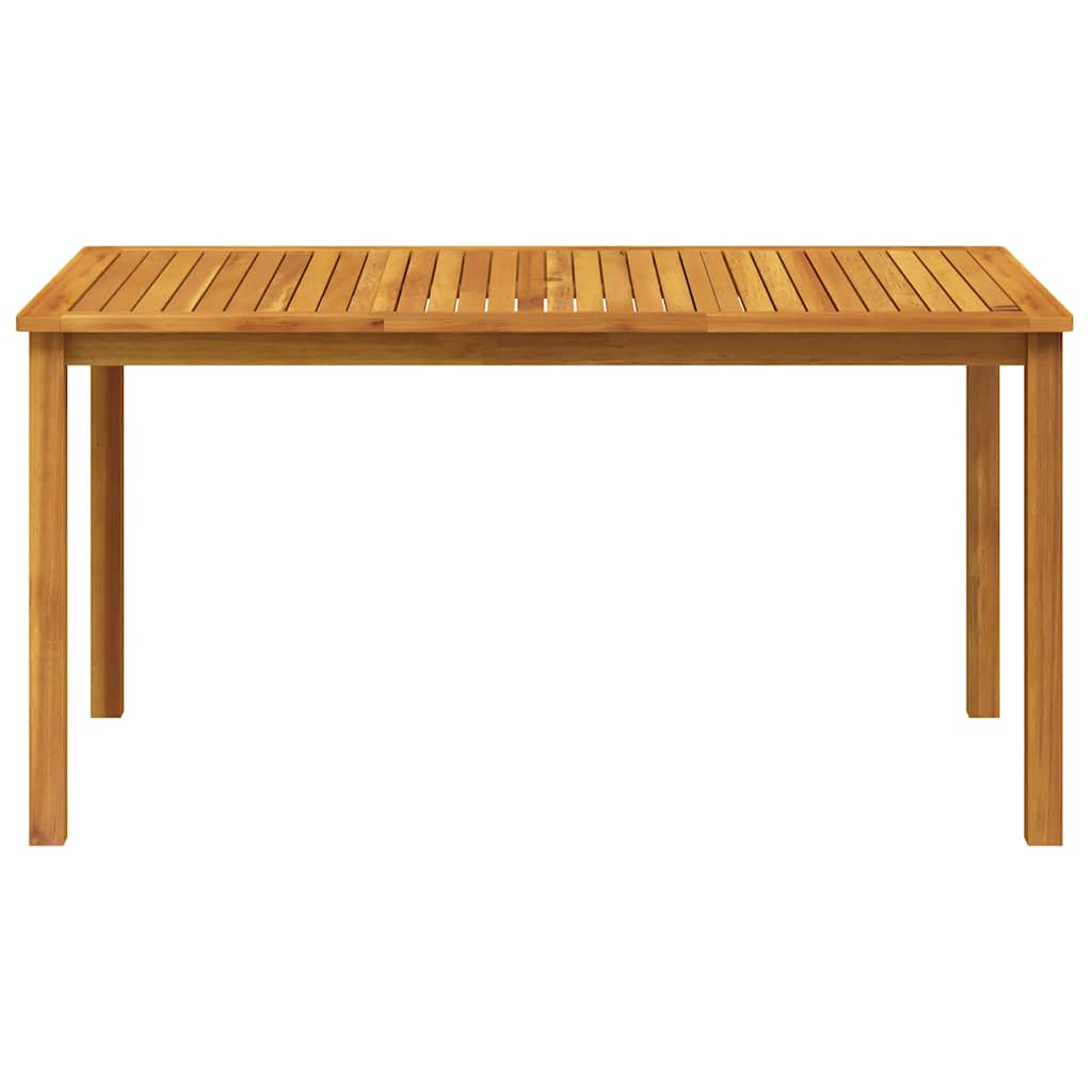 44105 vidaXL Garden Table 150x90x74 cm Solid Acacia Wood