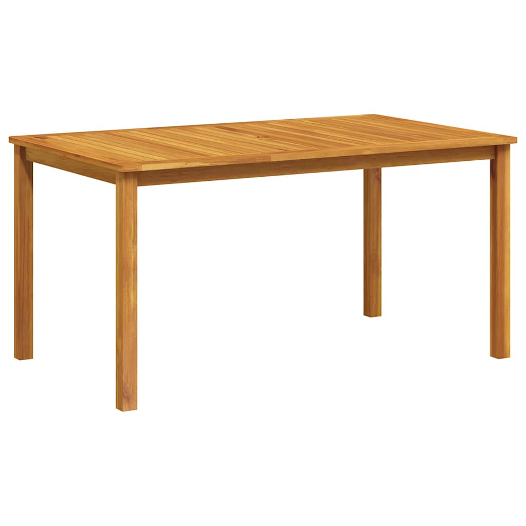 44105 vidaXL Garden Table 150x90x74 cm Solid Acacia Wood