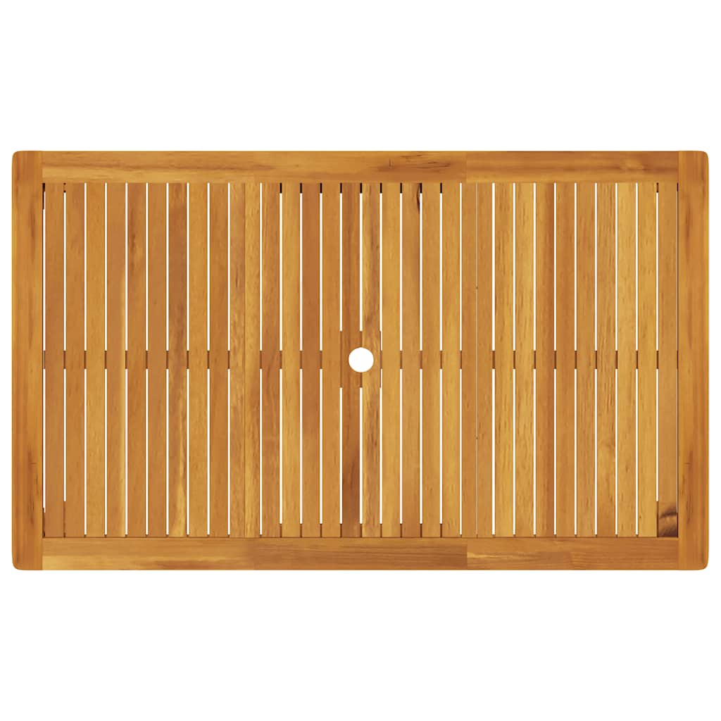 44105 vidaXL Garden Table 150x90x74 cm Solid Acacia Wood