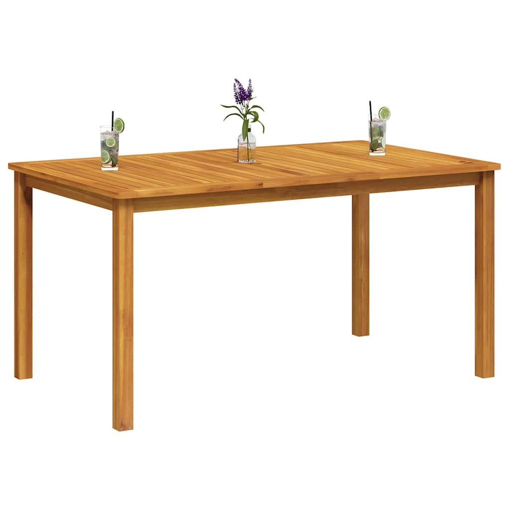 44105 vidaXL Garden Table 150x90x74 cm Solid Acacia Wood