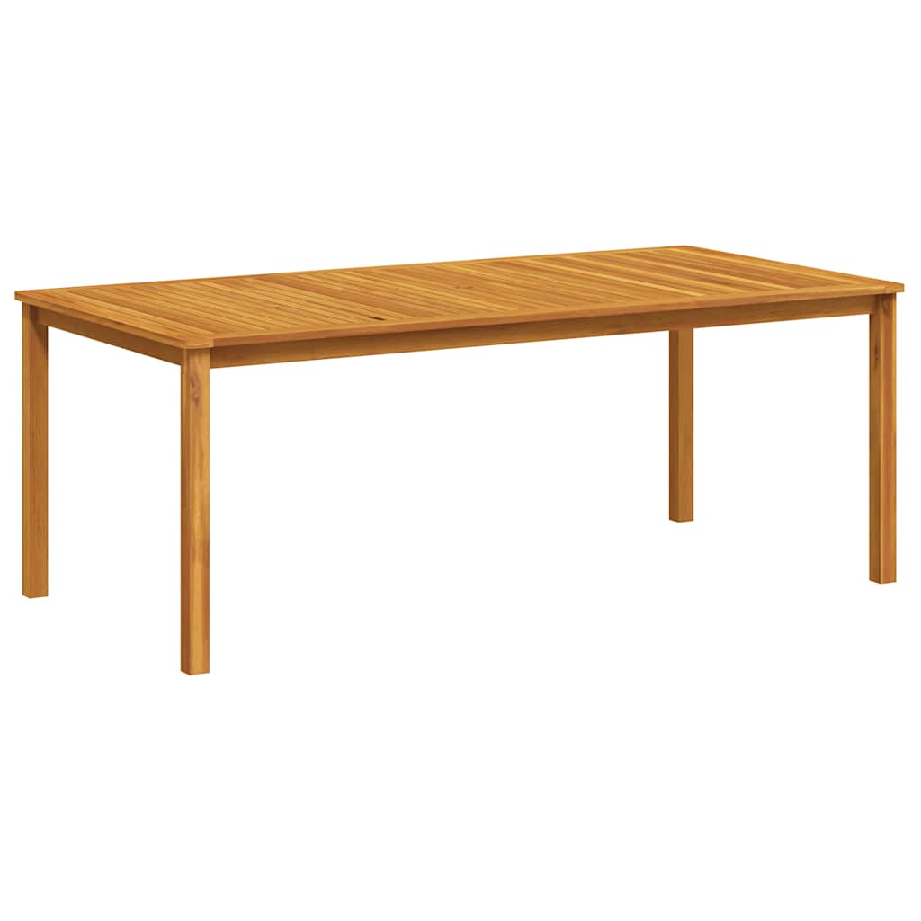 44106 vidaXL Garden Table 200x100x74 cm Solid Acacia Wood